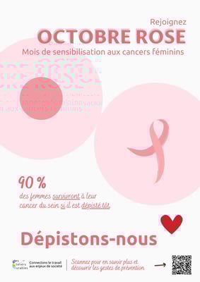 Affiche Octobre Rose