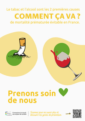 Affiche prévention alcool et tabac