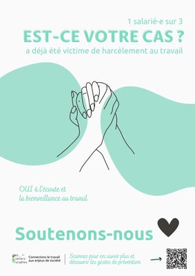 Affiche prévention harcèlement