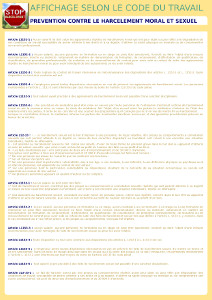 Affiche obligatoire