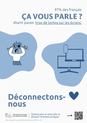 Affiche prévention addictions aux écrans