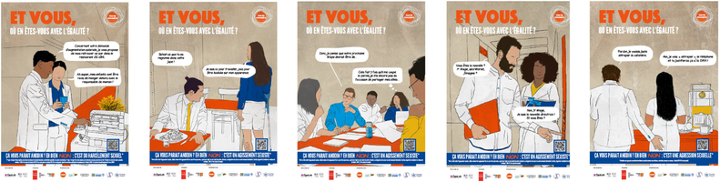 Affiche prévention harcèlement EGALAB