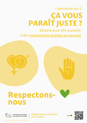 Affiche prévention sexisme