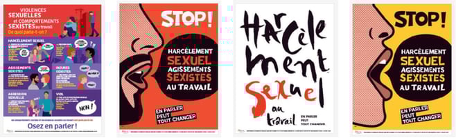Affiches de prévention harcèlement INRS