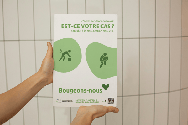 manutention affiche mock up