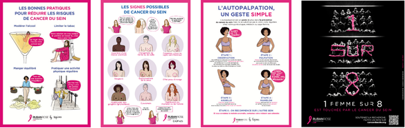 ruban rose affiches