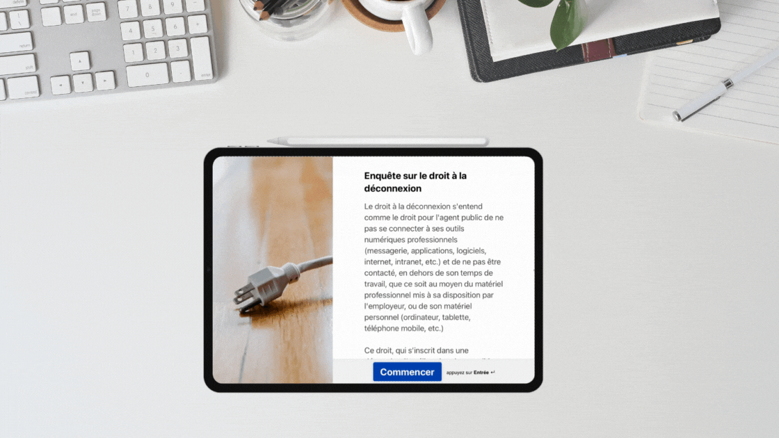 Enquete déconnexion