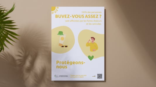 Affiche Canicule fond